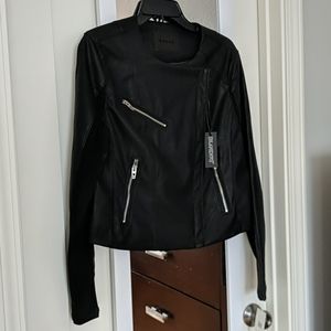 New BLANKNYC Faux Leather Moto Jacket - Medium